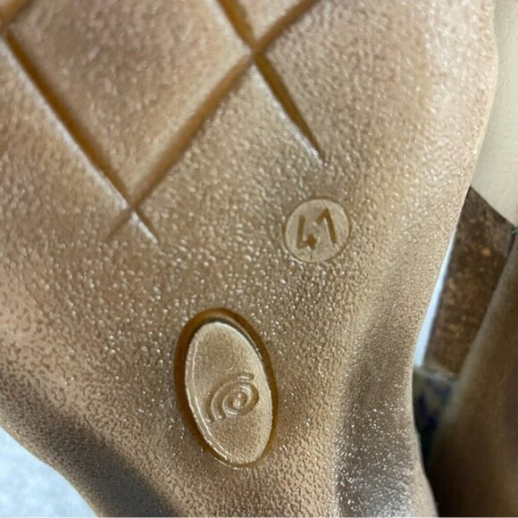 Loints of Holland Timeless Comfort Heeled Leather Sandal Women’s Size 41 / US 10 - Picture 9 of 12